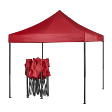  3 × 4,5 m összecsukható kerti pavilon – piros HM-8005-P kerti bútor