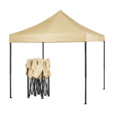  3 × 6 m összecsukható kerti pavilon - krémszínű HM-8006-KR kerti bútor