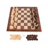  3 az 1-ben fa sakk készlet