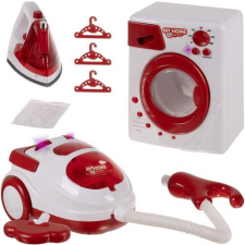 3 az 1-ben háztartási gépek gyerekeknek: porszívó, vasaló, mosógép házimunka
