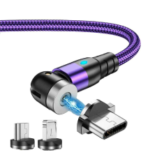3 az 1-ben mágneses töltőkábel kábel és adapter