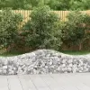  3 db íves horganyzott vas gabion kosár 200x50x40/60 cm
