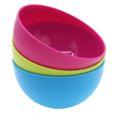  3 db műanyag müzlis tál 0,6 liter konyhai eszköz