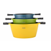  3 db tapadásmentes nyomáson öntött alumínium edény készlet Zass Gourmet ZG-ACS 02, szín