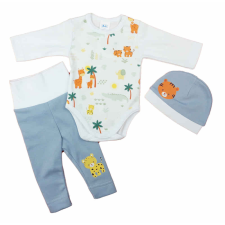  3 részes baba szett Szafaris mintával babaruha szett