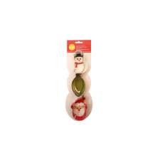  3 részes karácsonyi mézeskalács kiszúró szett - Mikulás, karácsonyfa égő, hóember sütés és főzés