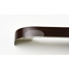  3 soros mennyezeti sín íves wenge színű előlappal és tartozékcsomaggal karnis, függönyrúd