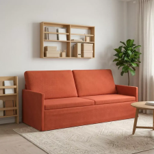  3 személyes kanapé Piros Narancs 190 x 81 x 82 cm bútor