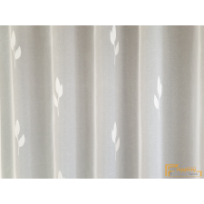  (3 szín 2 méret) Bonita levél mintás nyírt sable függöny 295cm-Fehér lakástextília