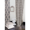  (3 szín) G21500 hímzett előkelő mintás Prémium dekor függöny R-300 cm(905)-Szürke