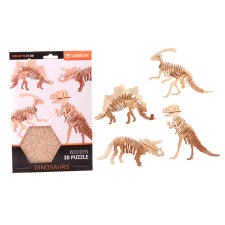  3D fa dinoszaurusz puzzle puzzle, kirakós