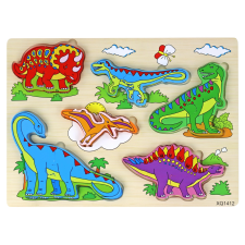 3D fa kirakós gyerekeknek - Dinoszauruszok fajáték