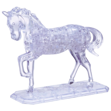3D kristály puzzle ló 100 darabos puzzle, kirakós