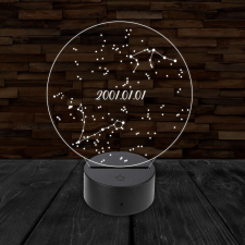  3D LED lámpa - Egyedi csillagképek világítási kellék