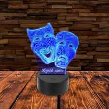  3D LED lámpa - Legjobb színész világítási kellék