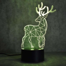  3D LED lámpa - Szarvas világítás
