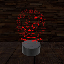  3D LED lámpa - Télapó világítási kellék