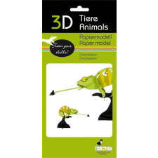  3D modell Fridolin, Kaméleon makett