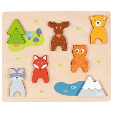 3D puzzle erdei állatok puzzle, kirakós