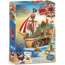 3D puzzle kalózhajó kincssel puzzle, kirakós