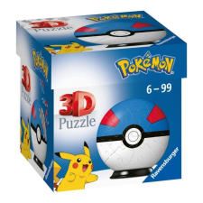 3D Puzzle Kék Pokémon Gömb 54 darabos puzzle, kirakós
