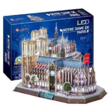 3D puzzle LED világítással-Notre Dame 149db-os puzzle, kirakós
