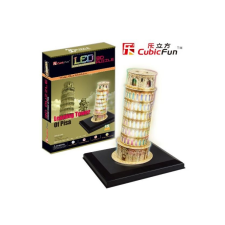  3D puzzle LED világítós Pisa ferdetorony-15db-os puzzle, kirakós