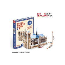  3D puzzle mini- Notre Dame-39db-os puzzle, kirakós