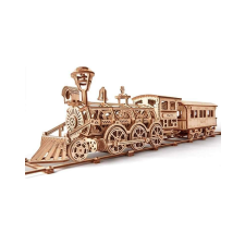 3D puzzle szerelő, R17-es mozdony, WT, fa, 405 darab puzzle, kirakós