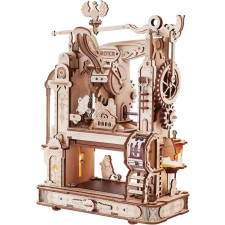 3D puzzle, Tipográfia, ROKR, Fa, 303 részes puzzle, kirakós