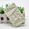  3D-s karácsony témájú szilikon forma