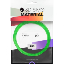 3D Simo ABS filament (MultiPro/KIT) 15m, áttetsző zöld (G3D3013) (G3D3013) nyomtató kellék