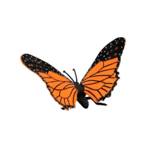3DLiveLife Mini narancssárga pillangó figura 14 cm játékfigura