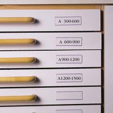  3L Címketartó zseb, 30x150 mm, öntapadó, fiókhoz, 3L információs címke