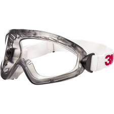 3M 2890A teljes védőszemüveg, párásodásmentes, karcálló, fehér (3m2890A) védősisak