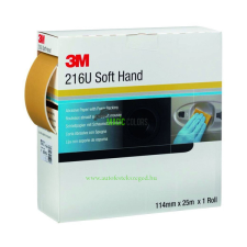 3M 3M 216U Perforált Szivacsos csiszolótekercs P1000 114mm X 25m autóápoló eszköz