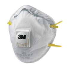 3M 3M 8812 részecskeszűrő FFP1 szeleppel védőmaszk