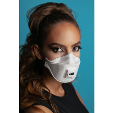 3M Aura 9322+ FFP2 légzésvédő maszk - szelepes - 5 db - Fehér védőmaszk