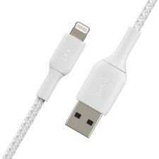 3M Belkin CAA002bt3MWH USB - Lightning 3m fonott fehér kábel kábel és adapter