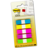 3M Hungária Kft. 3M Post-it Keskeny jelölőcímke 12 × 43 mm, 5 × 20 címke, élénk színek