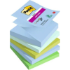 3M Post-It Öntapadó jegyzettömb, "Z", 76x76 mm, 5x90 lap, 3M POSTIT "Super Sticky Oasis", vegyes színek (3M-04054596924314)