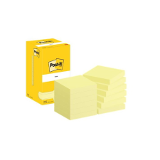 3M Postit 76x76mm öntapadó jegyzettömb - Sárga (12 x 100 lap / tömb) (7100290160) jegyzettömb