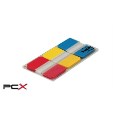 3M POSTIT Jelölõcímke, mûanyag, megerõsített, 3x22 lap, 25x38 mm, 3M POSTIT, vegyes post-it