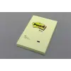 3M POSTIT Öntapadó jegyzettömb, 102x152 mm, 100 lap, kockás, 3M POSTIT, sárga