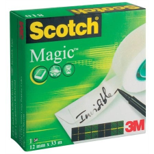 3M Scotch Ragasztószalag, 12 mm x 33 m, "Magic Tape 810" ragasztószalag