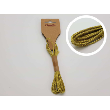 3M Sodrott zsinor 2mm arany 3m szalag, masni
