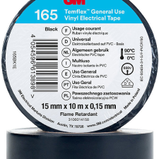 3M Temflex 165 elektromos szigetelőszalag 15 mm×10 m×0,15 mm ragasztószalag és takarófólia
