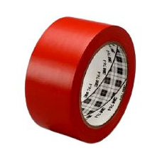 3M ™ univerzális jelölő PVC ragasztószalag 764i, piros, 50 mm x 33 m ragasztószalag