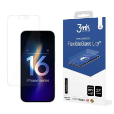 3MK FlexibleGlass Lite hibrid üveg kijelzővédő iPhone 16 Plus mobiltelefon kellék
