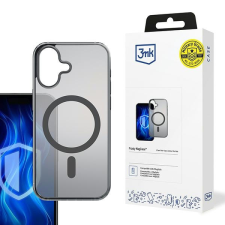3MK Frosty MagCase tok iPhone 16 - fekete tok és táska